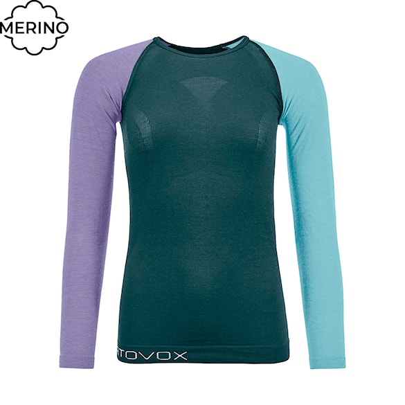 T-shirt ORTOVOX Wms 120 Comp Light Long Sleeve dark arctic grey 2026 - 1