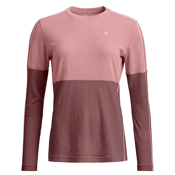 Tričko ORTOVOX Wms 185 Rock'n'wool Long Sleeve dusk rose 2026 - 1