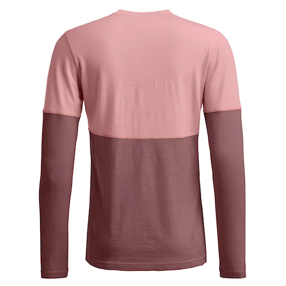 Tričko ORTOVOX Wms 185 Rock'n'wool Long Sleeve dusk rose 2026 - 2