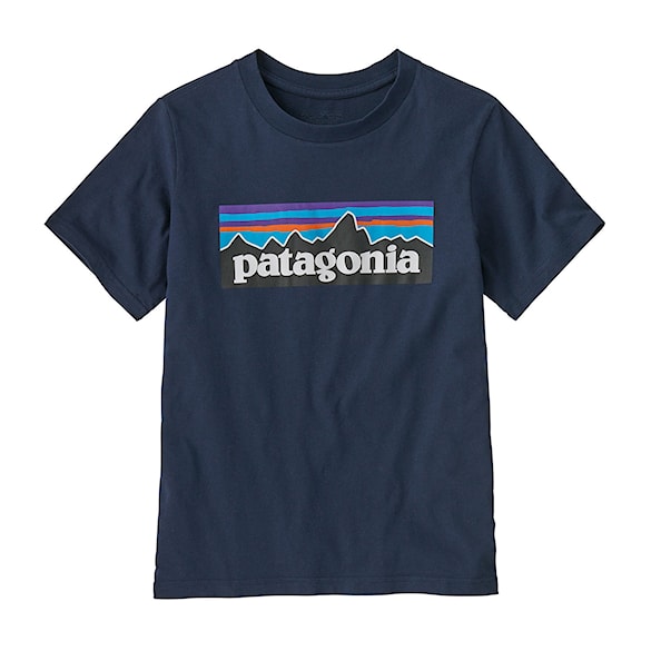 Tričko Patagonia K's P-6 Logo T-Shirt new navy 2025 - 1