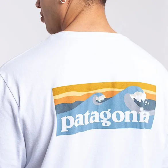 Koszulka Patagonia M's Boardshort Logo Pocket Responsibili-Tee white 2025 - 4