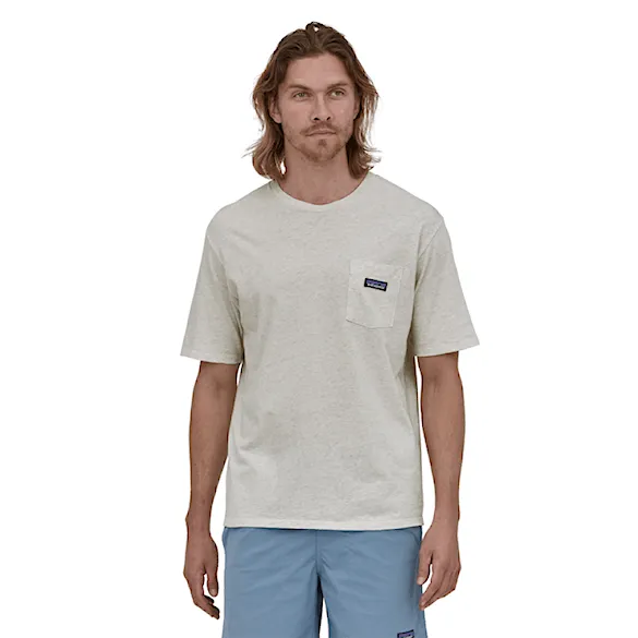 Tričko Patagonia M's Daily Pocket Tee birch white 2025 - 1