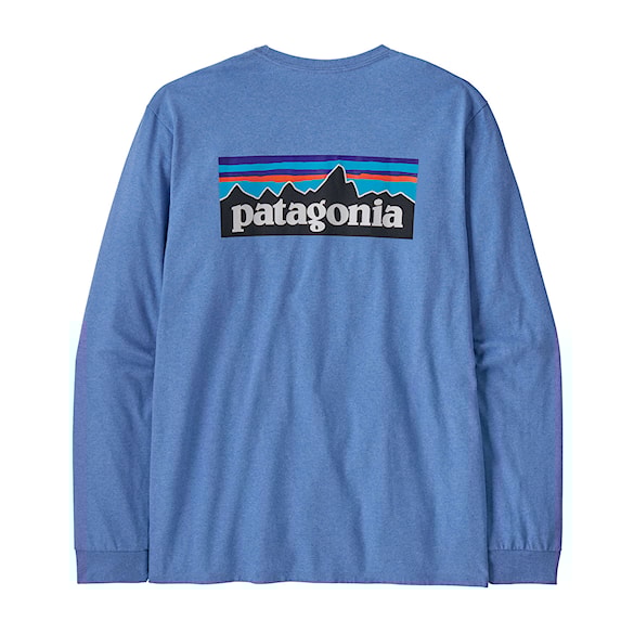 Tričko Patagonia M's L/S P-6 Logo Responsibili-Tee abundant blue 2025 - 1