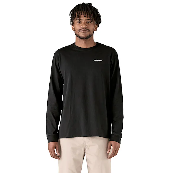 Tričko Patagonia M's L/S P-6 Logo Responsibili-Tee black 2026 - 3