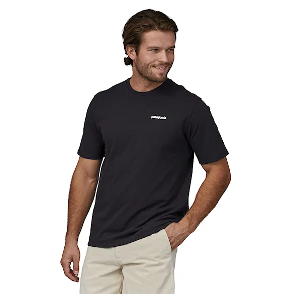 T-shirt Patagonia M's P-6 Logo Responsibili-Tee black 2026 - 4