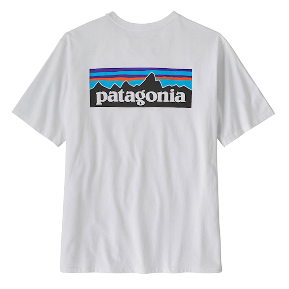 Tričko Patagonia M's P-6 Logo Responsibili-Tee white 2026 - 1