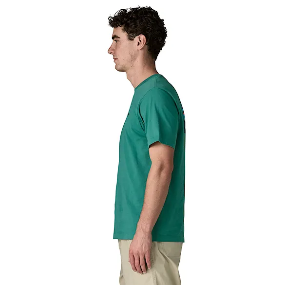 T-shirt Patagonia M's P-6 Logo T-Shirt gem green 2026 - 3