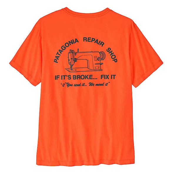 Koszulka Patagonia M's Repair Shop T-Shirt orange peel 2026 - 1