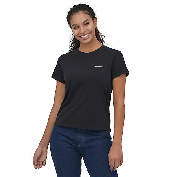 T-shirt Patagonia W's P-6 Logo Responsibili-Tee black 2026 - 5