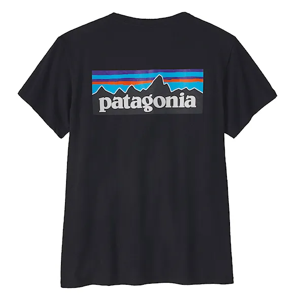 T-shirt Patagonia W's P-6 Logo Responsibili-Tee black 2026 - 6