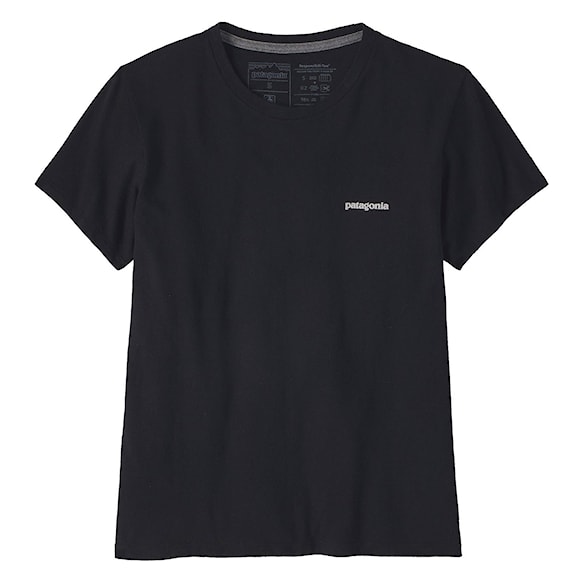 T-shirt Patagonia W's P-6 Logo Responsibili-Tee black 2026 - 7