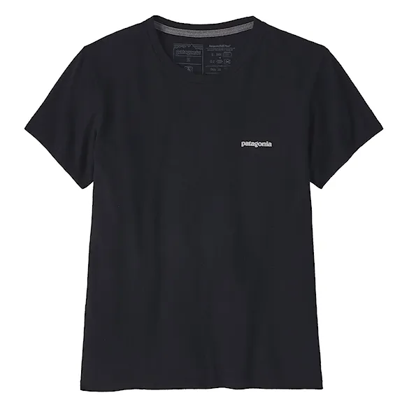 T-shirt Patagonia W's P-6 Logo Responsibili-Tee black 2026 - 7