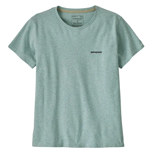 T-shirt Patagonia W's P-6 Logo Responsibili-Tee p-6 outline: virtually blue 2025 - 2