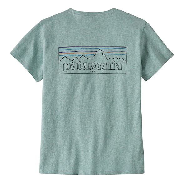 T-shirt Patagonia W's P-6 Logo Responsibili-Tee p-6 outline: virtually blue 2025 - 1