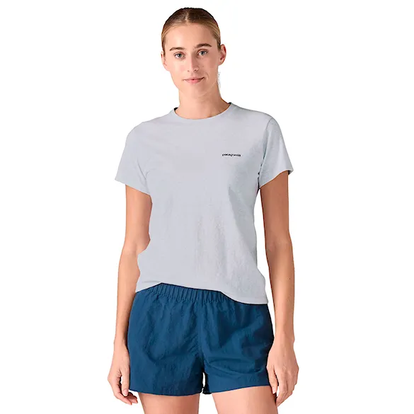 Tričko Patagonia W's P-6 Logo Responsibili-Tee white 2026 - 2
