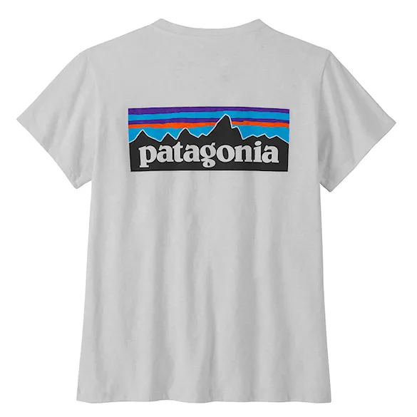 Tričko Patagonia W's P-6 Logo Responsibili-Tee white 2026 - 5