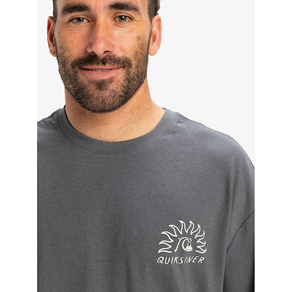 Tričko Quiksilver CL Freedom Swell SS iron gate 2025 - 2