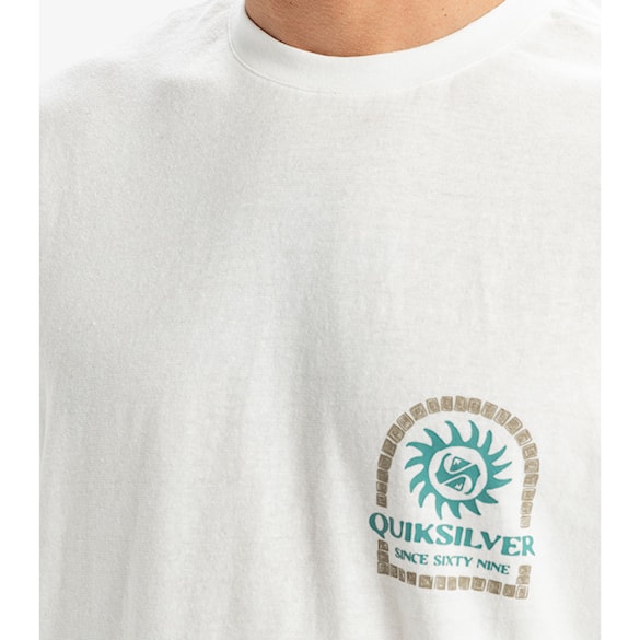 Tričko Quiksilver CL Sun Power SS snow white 2025 - 2