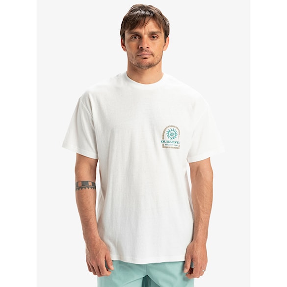Tričko Quiksilver CL Sun Power SS snow white 2025 - 3