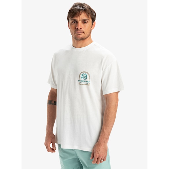 Tričko Quiksilver CL Sun Power SS snow white 2025 - 4