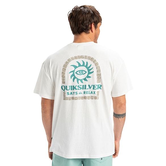 Tričko Quiksilver CL Sun Power SS snow white 2025 - 1