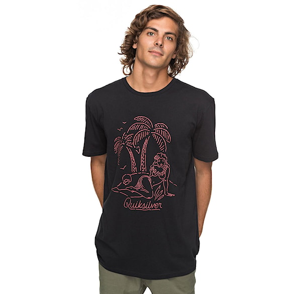 Tričko Quiksilver Classic SS Just Sayin black 2018 - 1