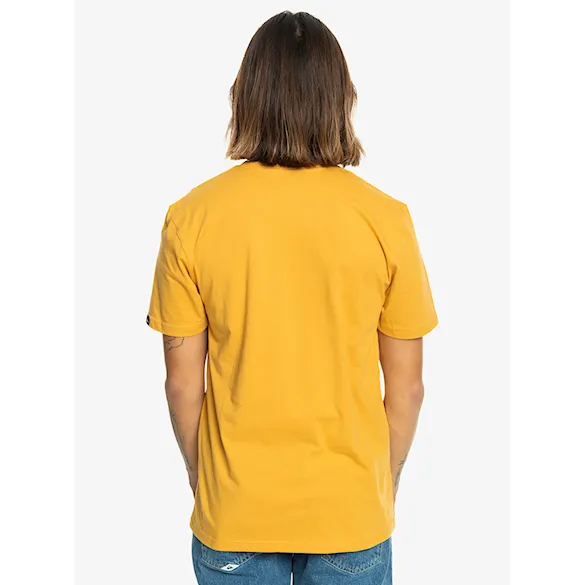 Koszulka Quiksilver Comp Logo SS mustard 2024 - 4
