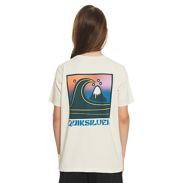 Tričko Quiksilver QS Bubble Stamp SS Youth birch 2023 - 1