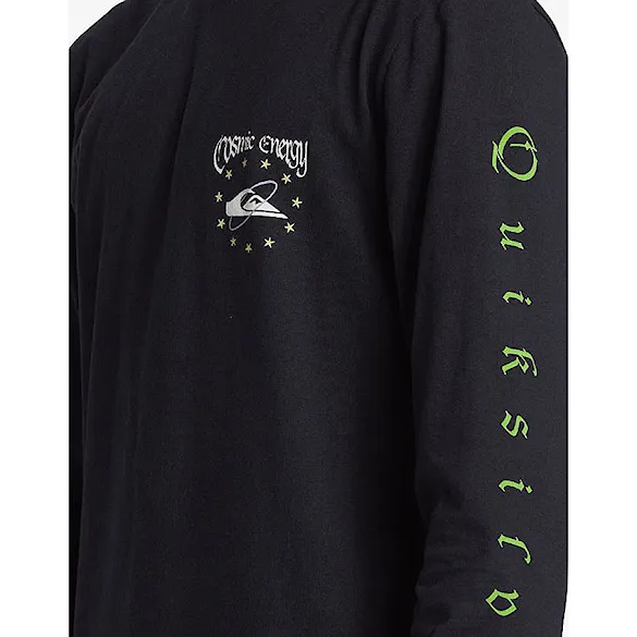 Tričko Quiksilver QS Cosmic LS black 2024 - 4