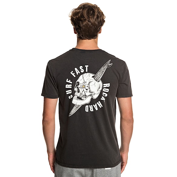 Tričko Quiksilver Skulled black 2019 - 1