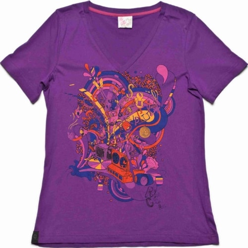 Tričko Rip Curl Campeche amaranth purple - 1