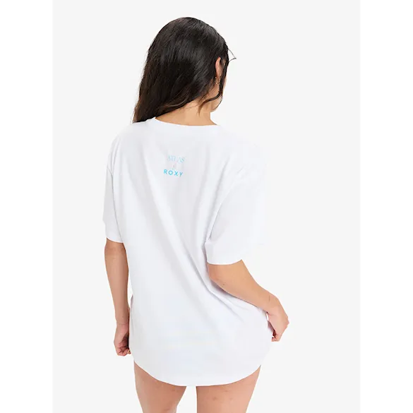 Koszulka Roxy Atlas Hangloose bright white fiji 2025 - 2