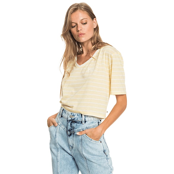 T-shirt Roxy Bikini Moments pale banana kuta stripes 2021 - 2