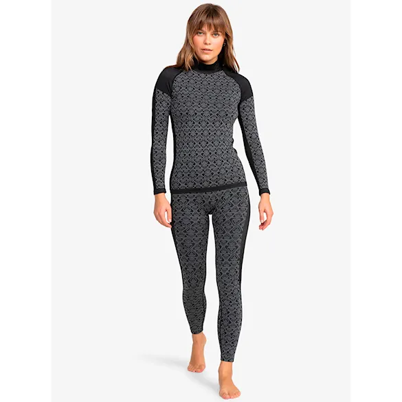 Tričko Roxy Chill Out Seamless Heart Top true black 2025 - 5