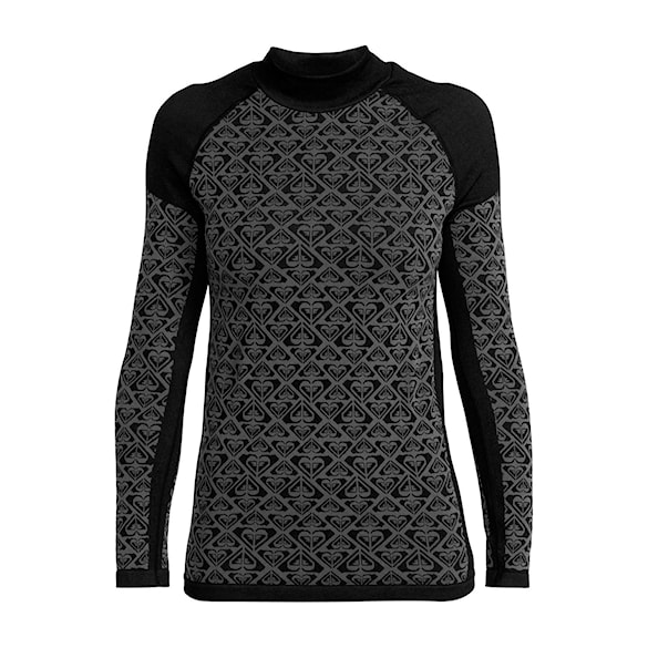 Tričko Roxy Chill Out Seamless Heart Top true black 2025 - 6