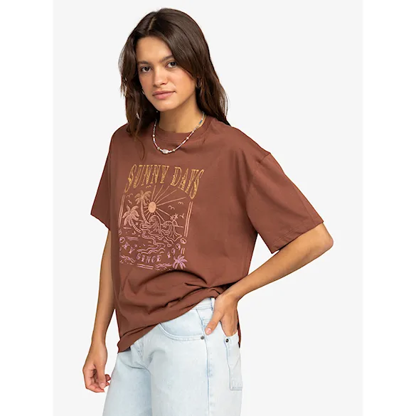 Tričko Roxy Dreamers Women C root beer 2024 - 4