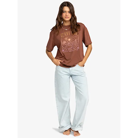 Tričko Roxy Dreamers Women C root beer 2024 - 5