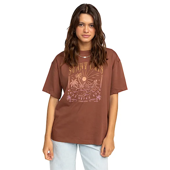 Tričko Roxy Dreamers Women C root beer 2024 - 1