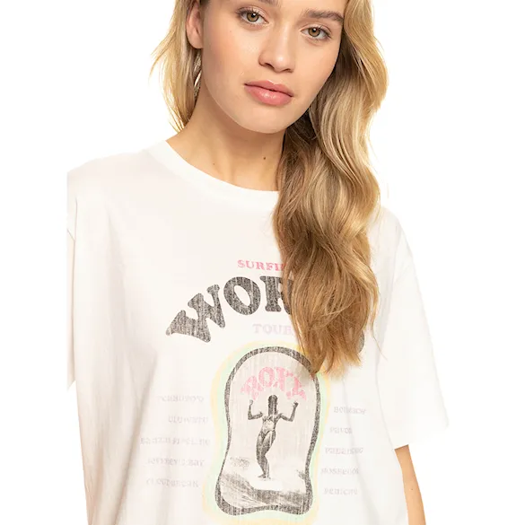 Koszulka Roxy Moonlight Sunset B snow white 2023 - 3
