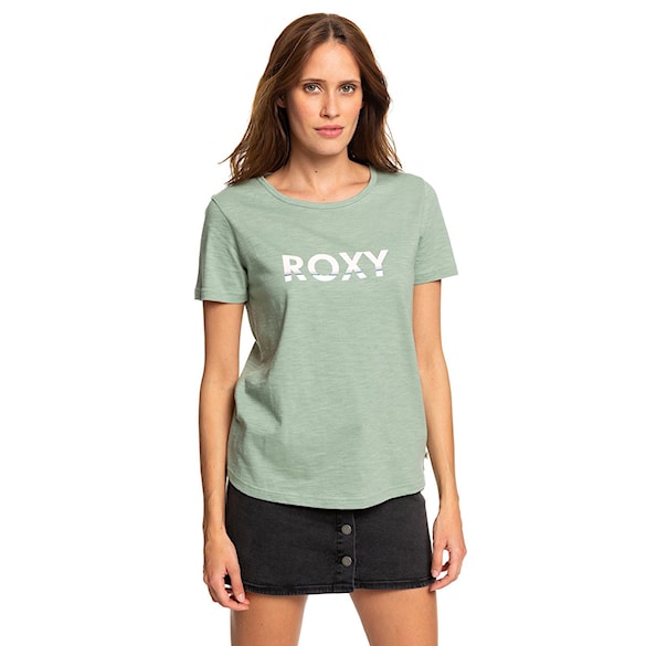Tričko Roxy Red Sunset Corpo lily pad 2019 - 1