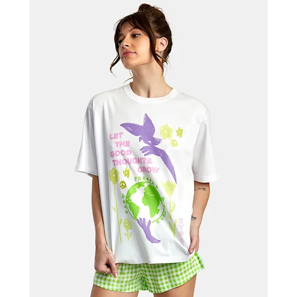 Tričko RVCA Good Grow Anyday SS white 2023 - 4