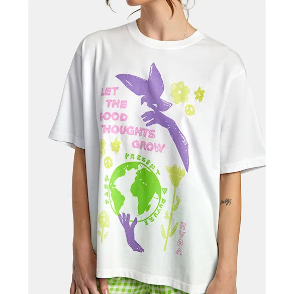 Tričko RVCA Good Grow Anyday SS white 2023 - 5