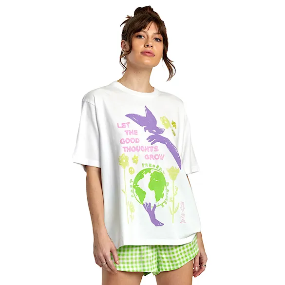 Tričko RVCA Good Grow Anyday SS white 2023 - 1