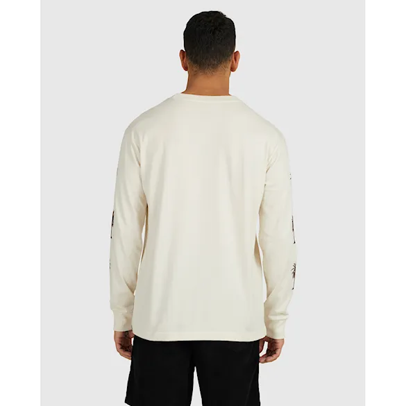Koszulka RVCA Radio Palms LS unbleached 2023 - 7