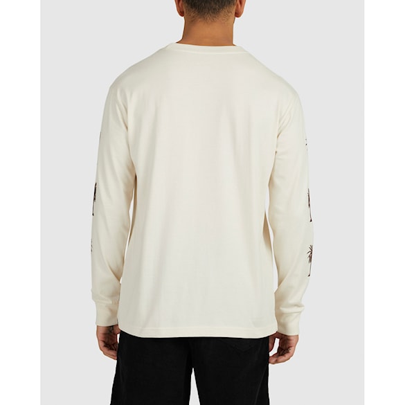 Tričko RVCA Radio Palms LS unbleached 2023 - 3