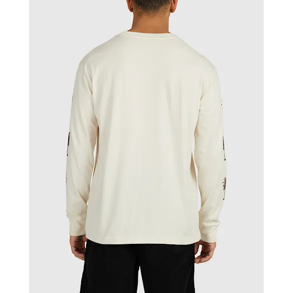 Koszulka RVCA Radio Palms LS unbleached 2023 - 3