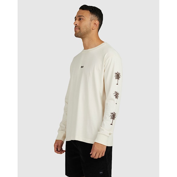 Tričko RVCA Radio Palms LS unbleached 2023 - 6
