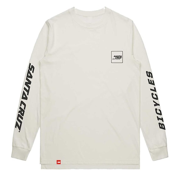Koszulka Santa Cruz Square Ls white 2020 - 1