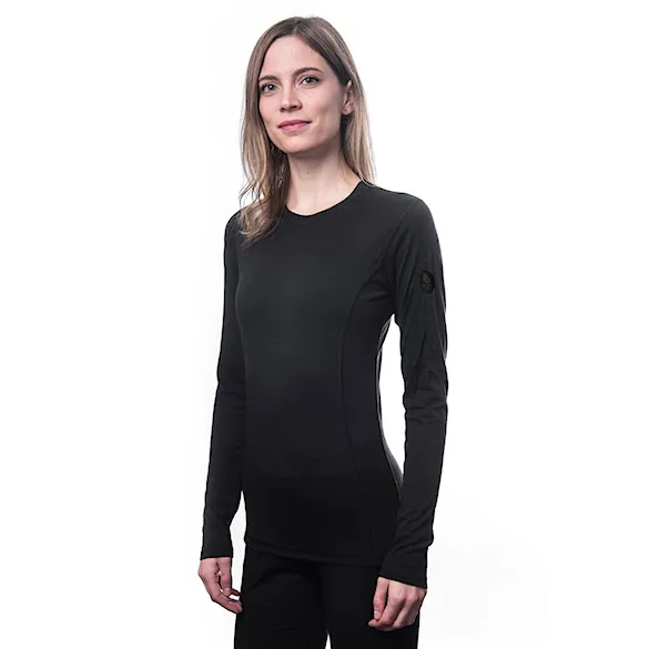 Koszulka Sensor Merino Air Ls Dámské černá 2024 - 3