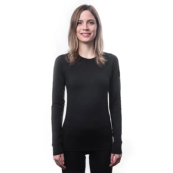 Koszulka Sensor Merino Air Ls Dámské černá 2024 - 1